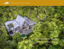 Tablet Screenshot of drivingcreekvillas.com